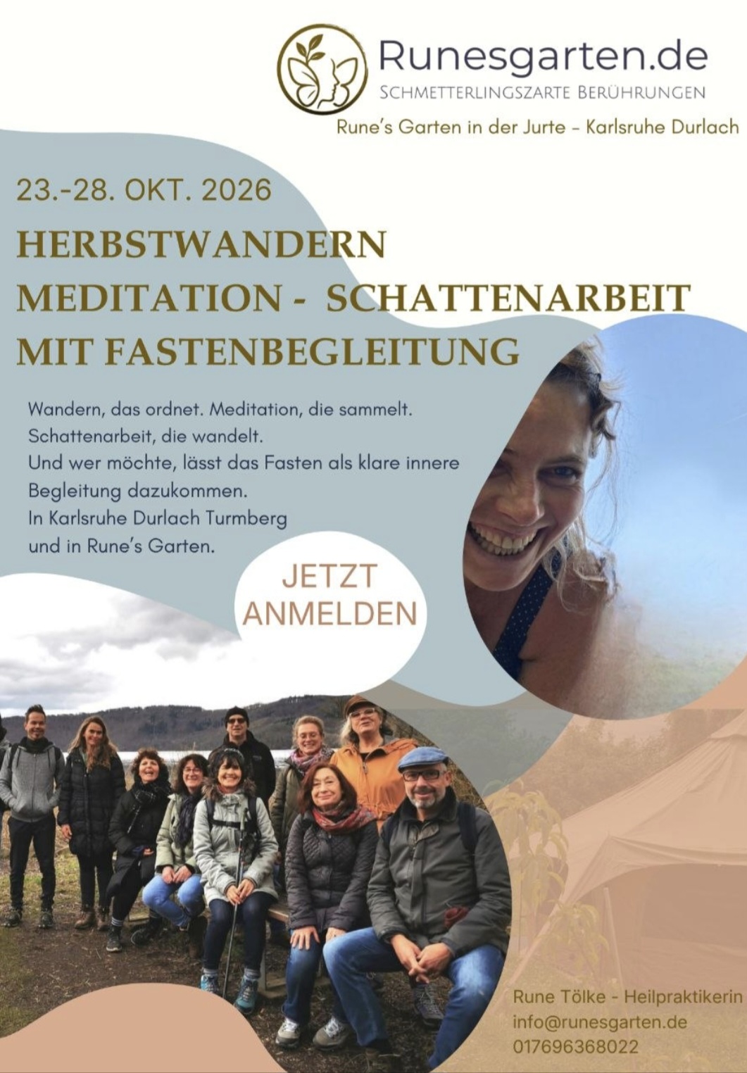 Herbst-Wandern · Meditation · Schattenarbeit mit Fastenbegleitung